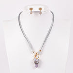 Cargar imagen en el visor de la galería, Collar Corbatero Gris