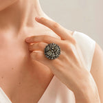 Cargar imagen en el visor de la galería, Anillo Artesanal Plateado