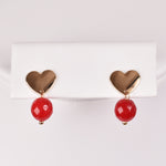 Cargar imagen en el visor de la galería, Collar Corbatero Rojo Corazon