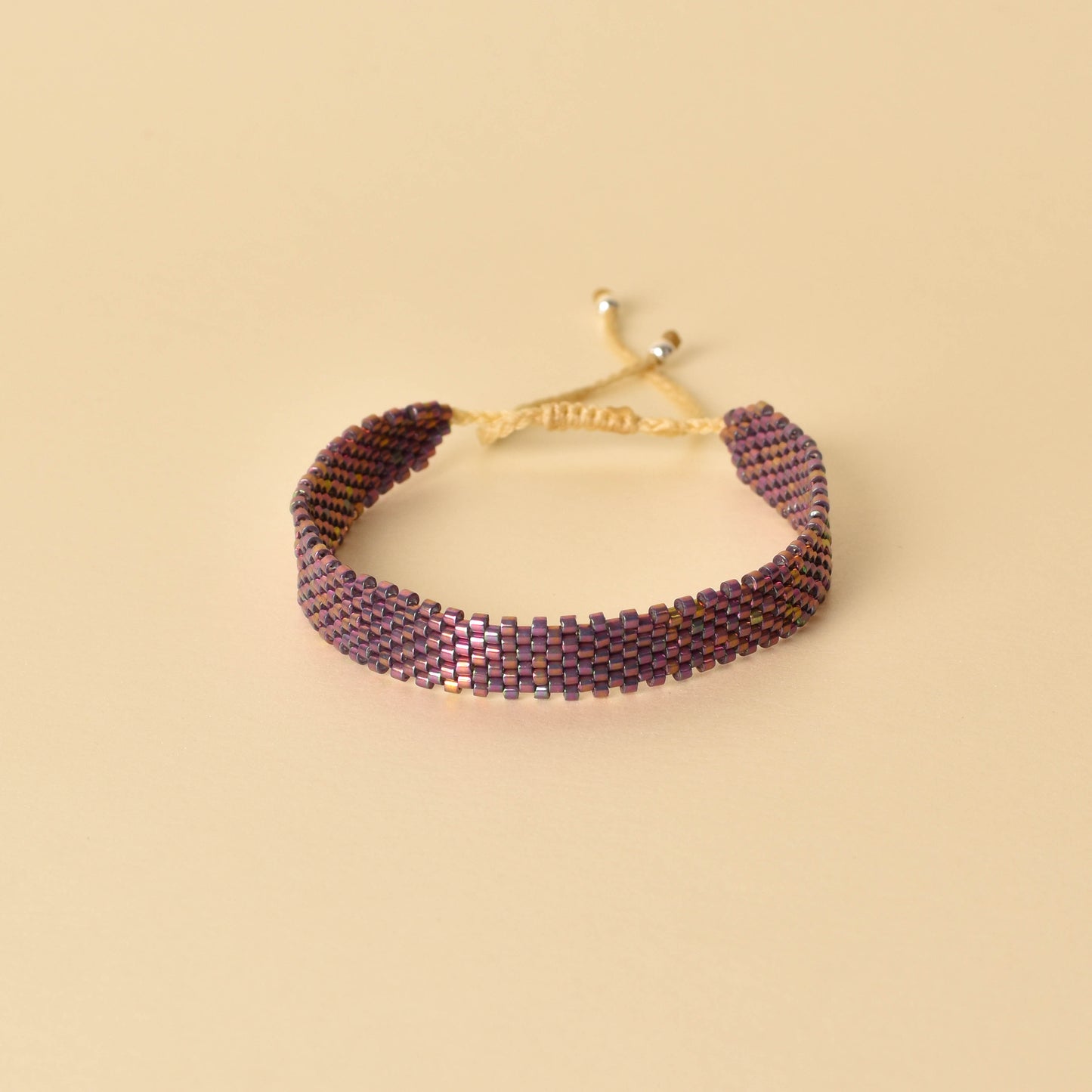 Pulsera Miyuki Malva - Pequeña