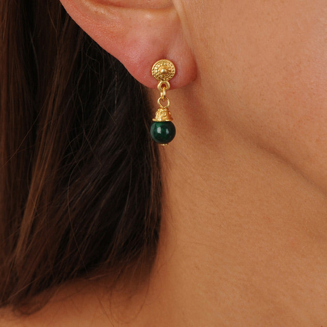 Aretes Caracoli GreenPine