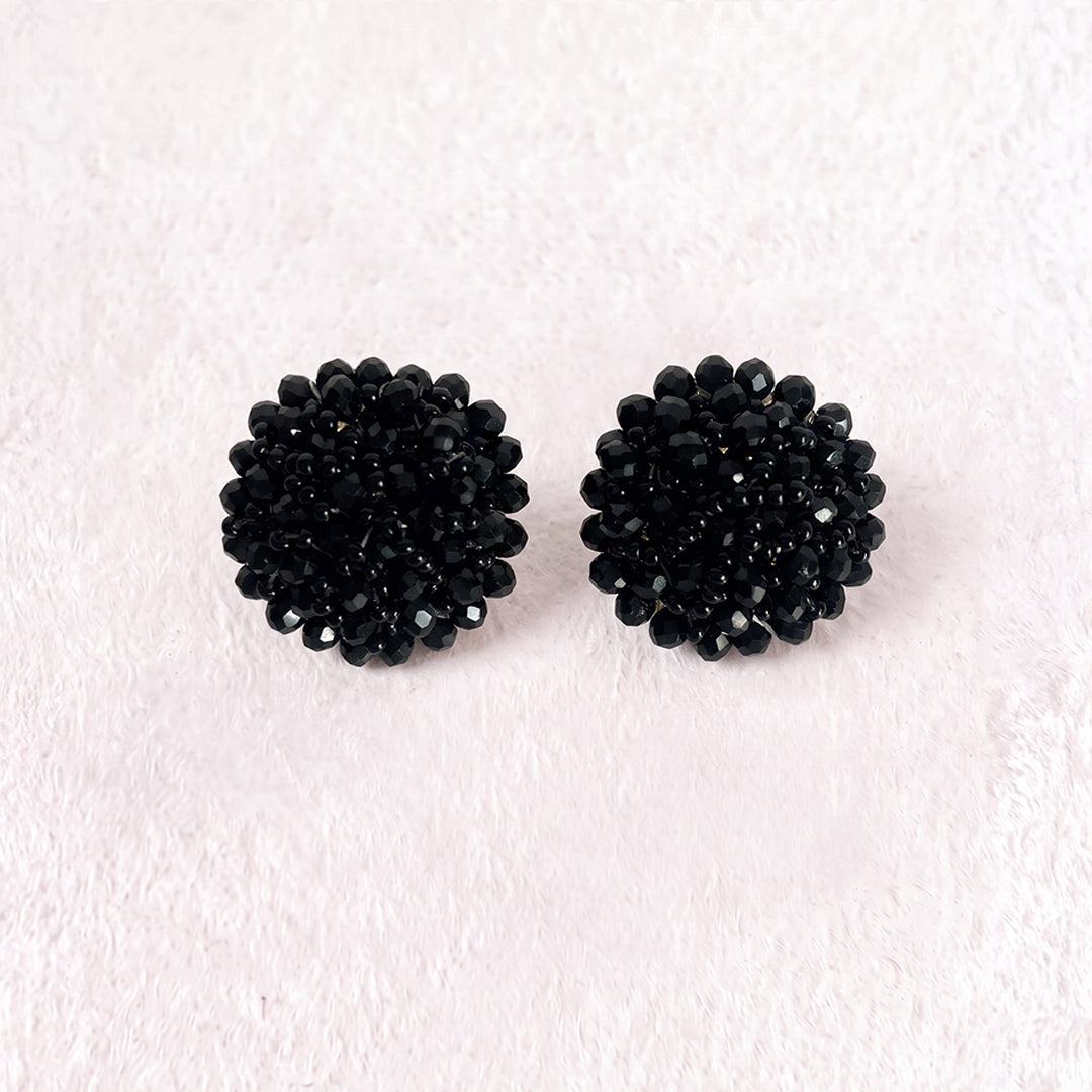 Aretes Topo Artesanal Perla Grande