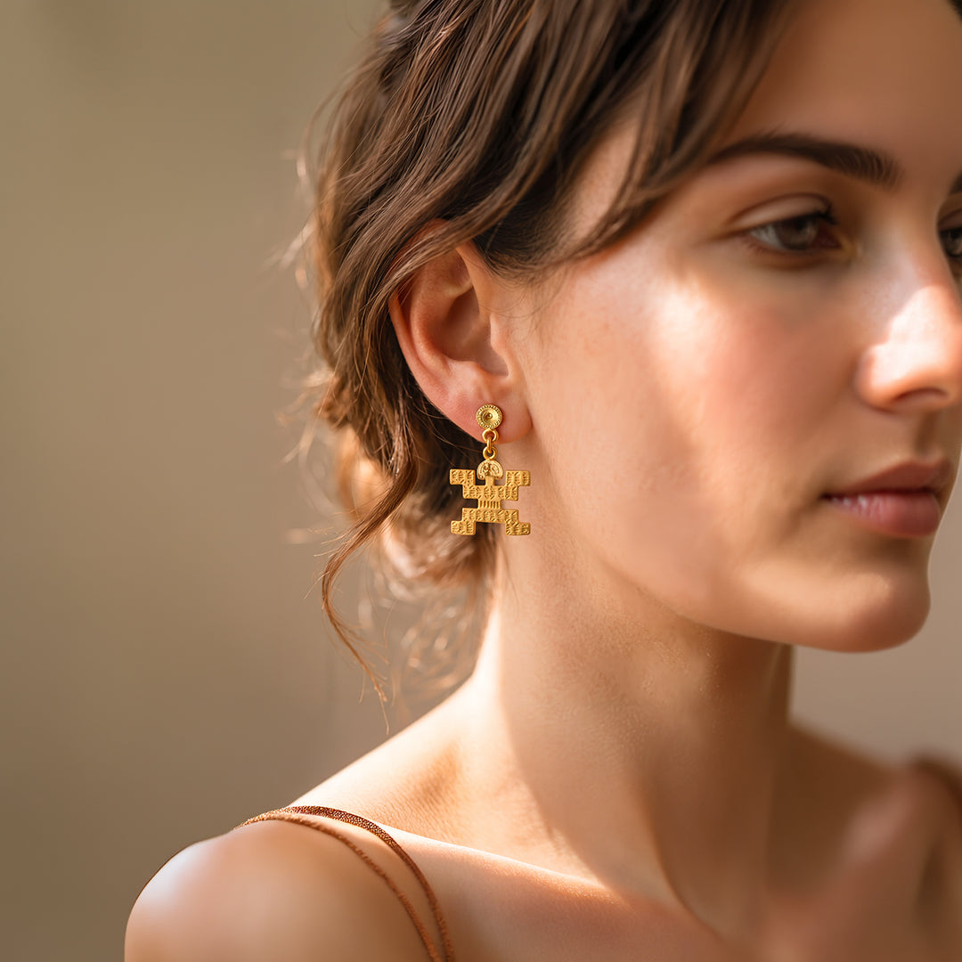 Aretes Topos Altos Pectoral Tolima