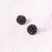 Aretes Topo Artesanal Tornasol Pequeño