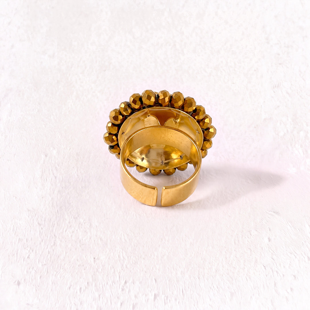 Anillo Artesanal Dorado