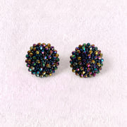 Aretes Topo Artesanal Tornasol Grande