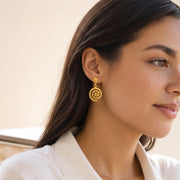 Aretes Topo Altos Espiral Quimbaya