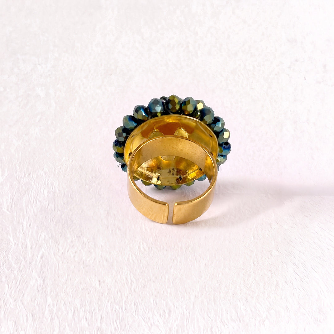 Anillo Artesanal Iridisciente