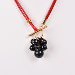 Cargar imagen en el visor de la galería, Collar corbatero Rojo/negro
