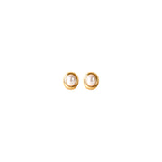 Aretes Perla Oval de Mallorca Gold