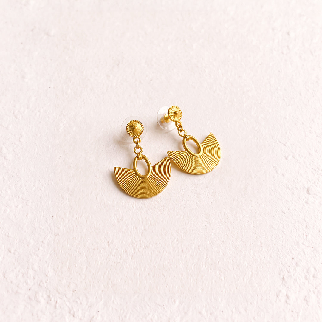 Aretes Topos Altos Abanico Sinú