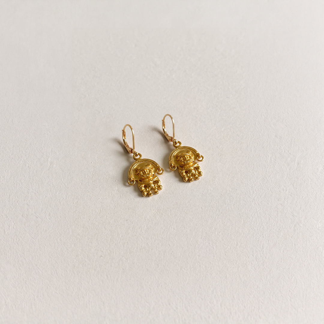 Aretes Gancho Cacique Tairona