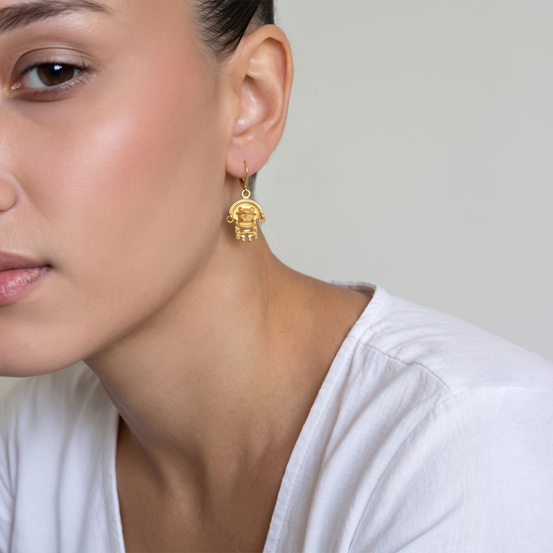 Aretes Gancho Cacique Tairona