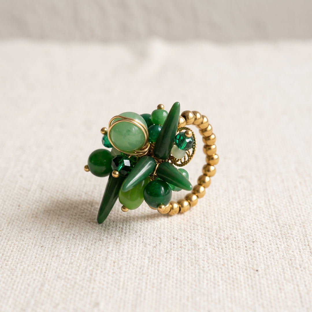 Anillo Cocora Verde