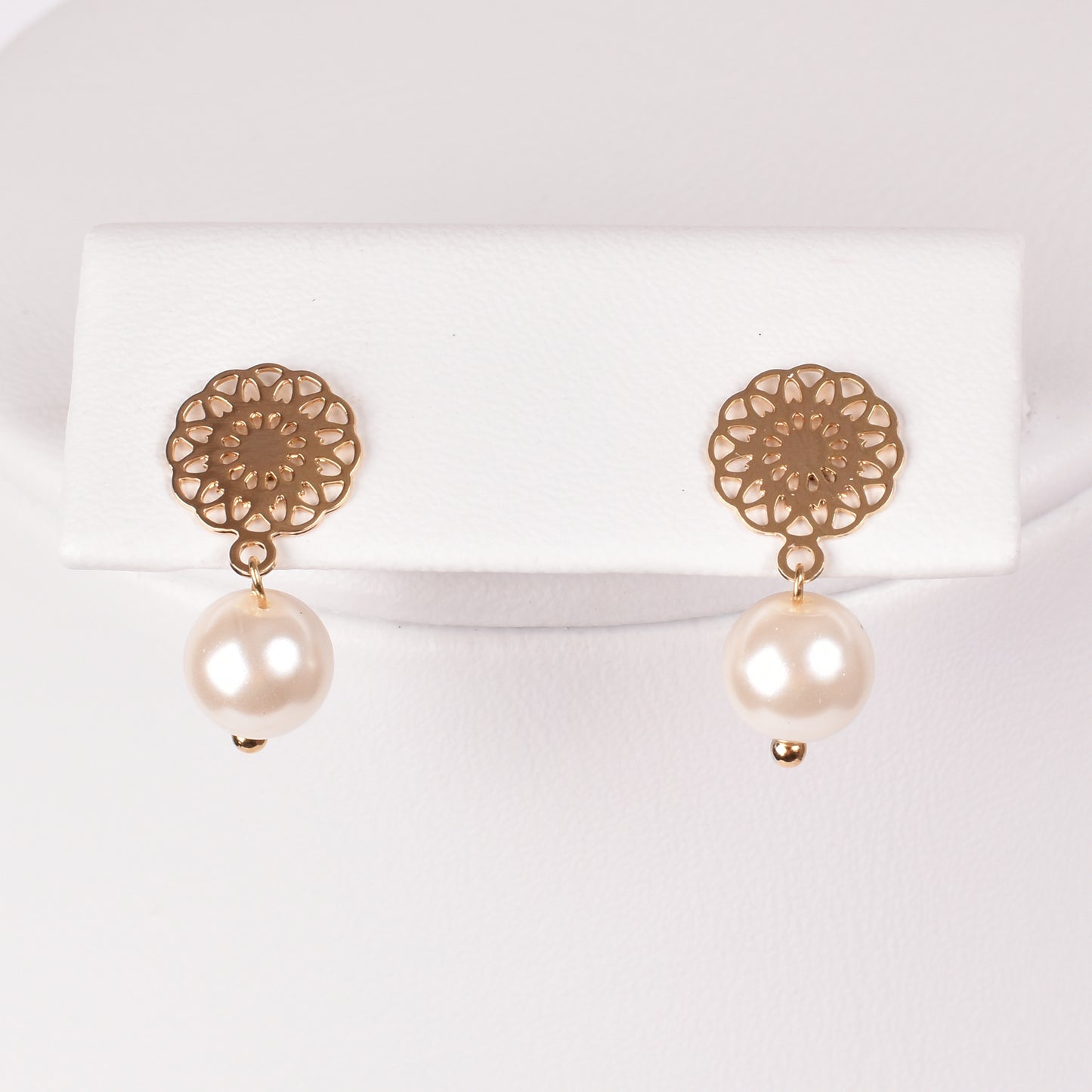 Collar Corbatero Beige Perlado